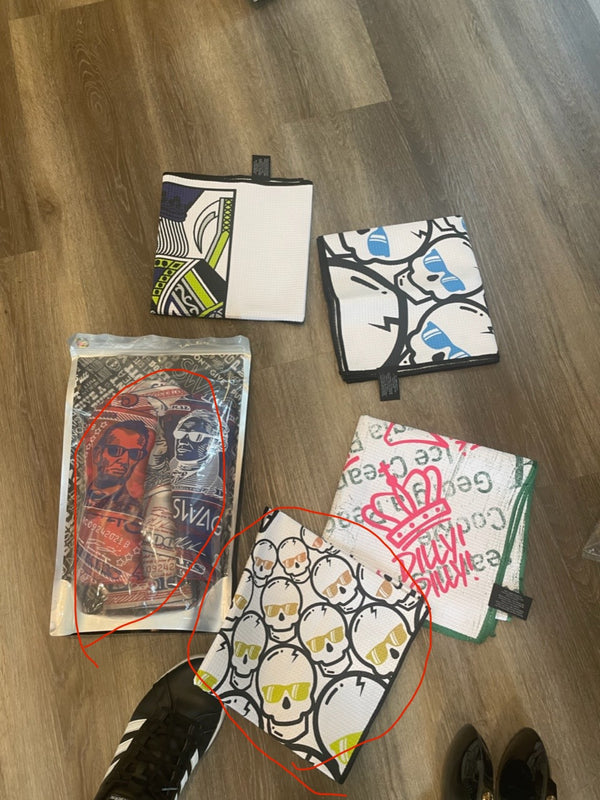 Swag Headcover Set and Towel Tour Stock Putters