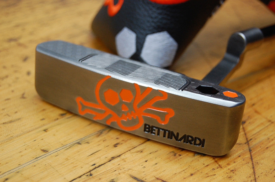 Safety Orange Skull & Bones BB Zero