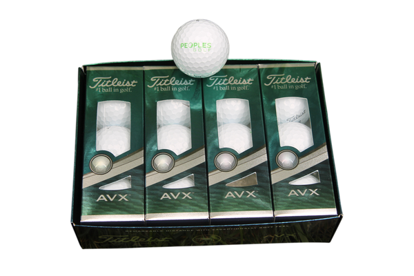 1 Dozen Peoples Golf Titleist AVX Balls Tour Stock Putters