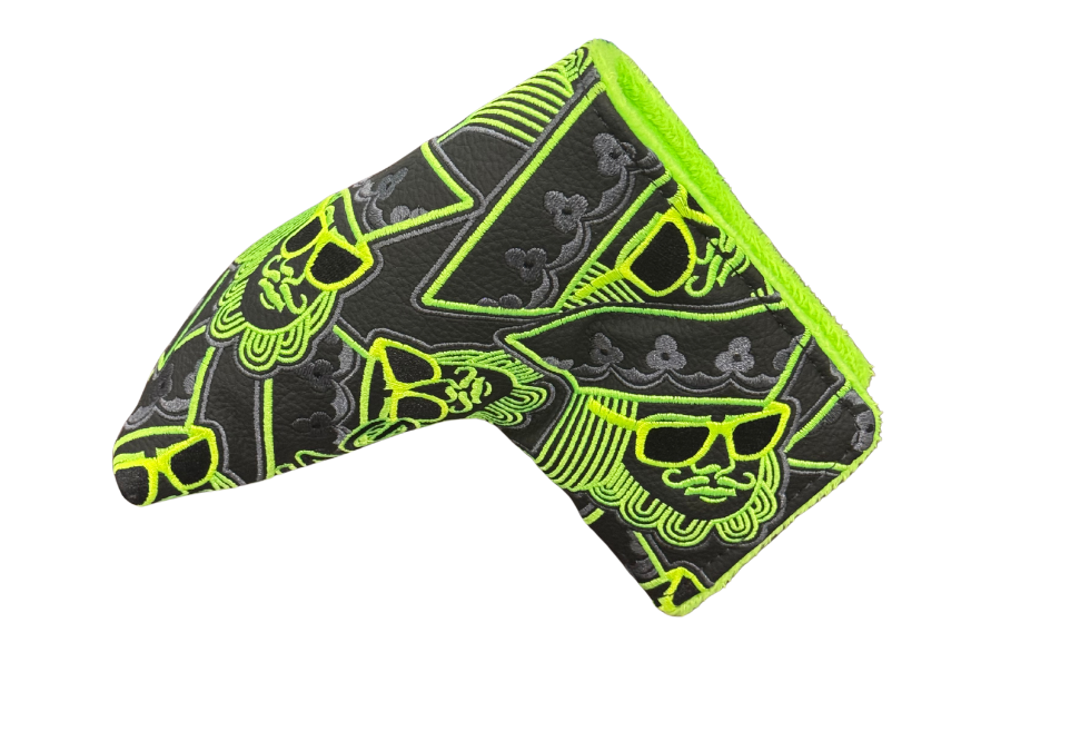Swag Golf's "GREEN STACKED KING" Blade Cover