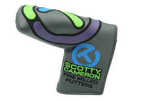 Scotty Cameron Circle T Stick Figure Blade Headcover (Neon/Blue/Purple)