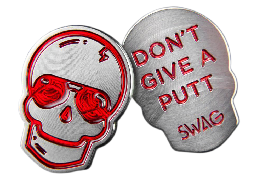 Swag Golf "SWAGMAS RED SKULL" Marker