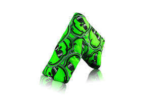 Swag Golf Green Stacked Skull Putter Headcover