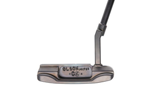 Olson Manufacturing Left Hand Classic Black Oxide Raw Putter 34"