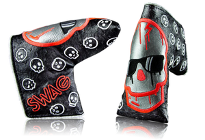 Swag Golf Dripping Red Mercury Skull Ostrich Headcover