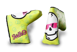 Swag Golf Pink and Bolt Skull Headcover