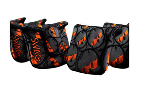 Swag Golf "Atomic Orange Concentric" Mallet Headcover