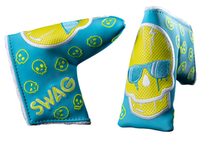 Swag Golf "Charged Up Skull" Blade Headcover